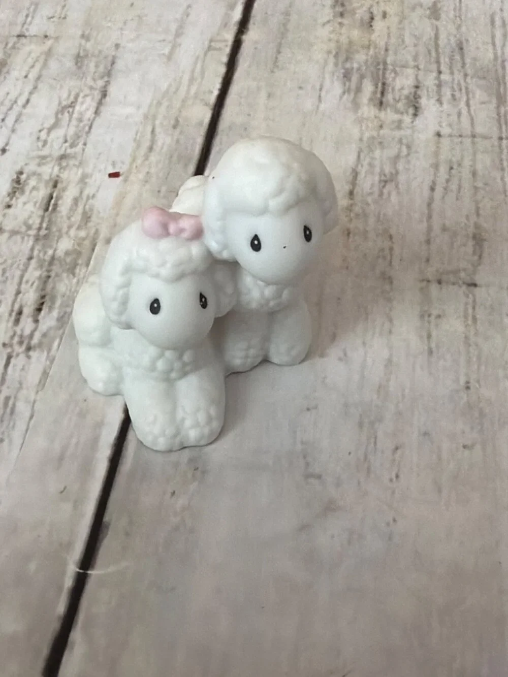 Set of 2Precious Moments Noah's Ark 2 By 2 Elephant 530131 & Lamb 530077 No Box - Picture 2 of 12